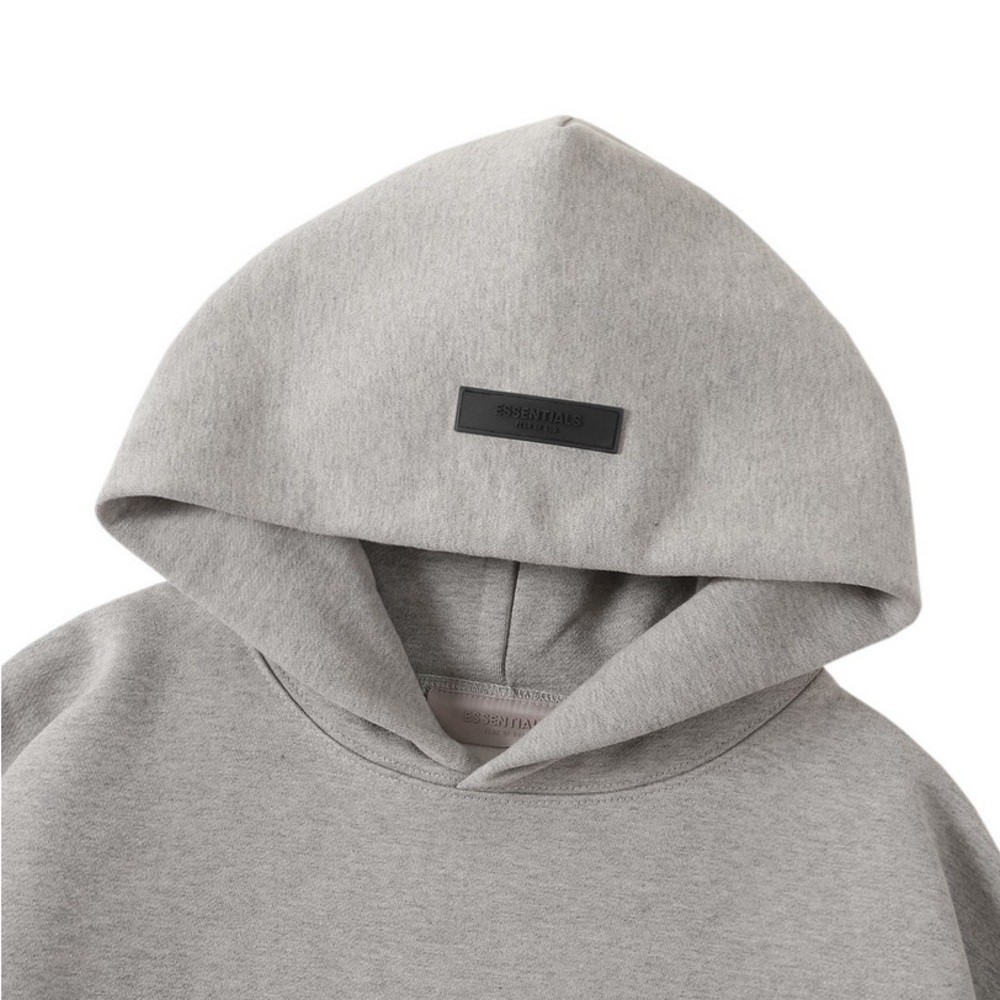 ESSENTIALS FEAR FOG GOD DARK OATMEAL PULLOVER HOODIE SIZE XL - Picture 3 of 9
